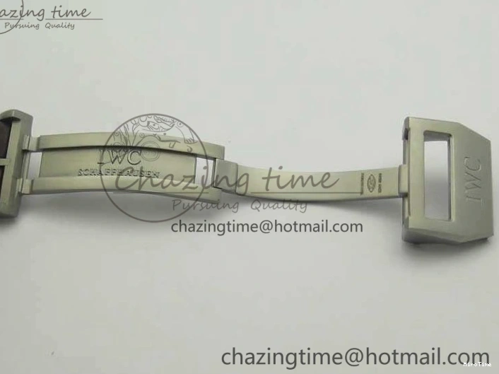 MIROTIME 0306 Big Pilot IW501004 Titanium ZF 1:1 Best Edition Black Dial On Brown Leather Strap A ZeroBulk 7212